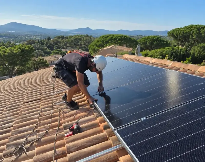 Installateur panneaux solaires Saint-Vérand — pose photovoltaïque sur toiture